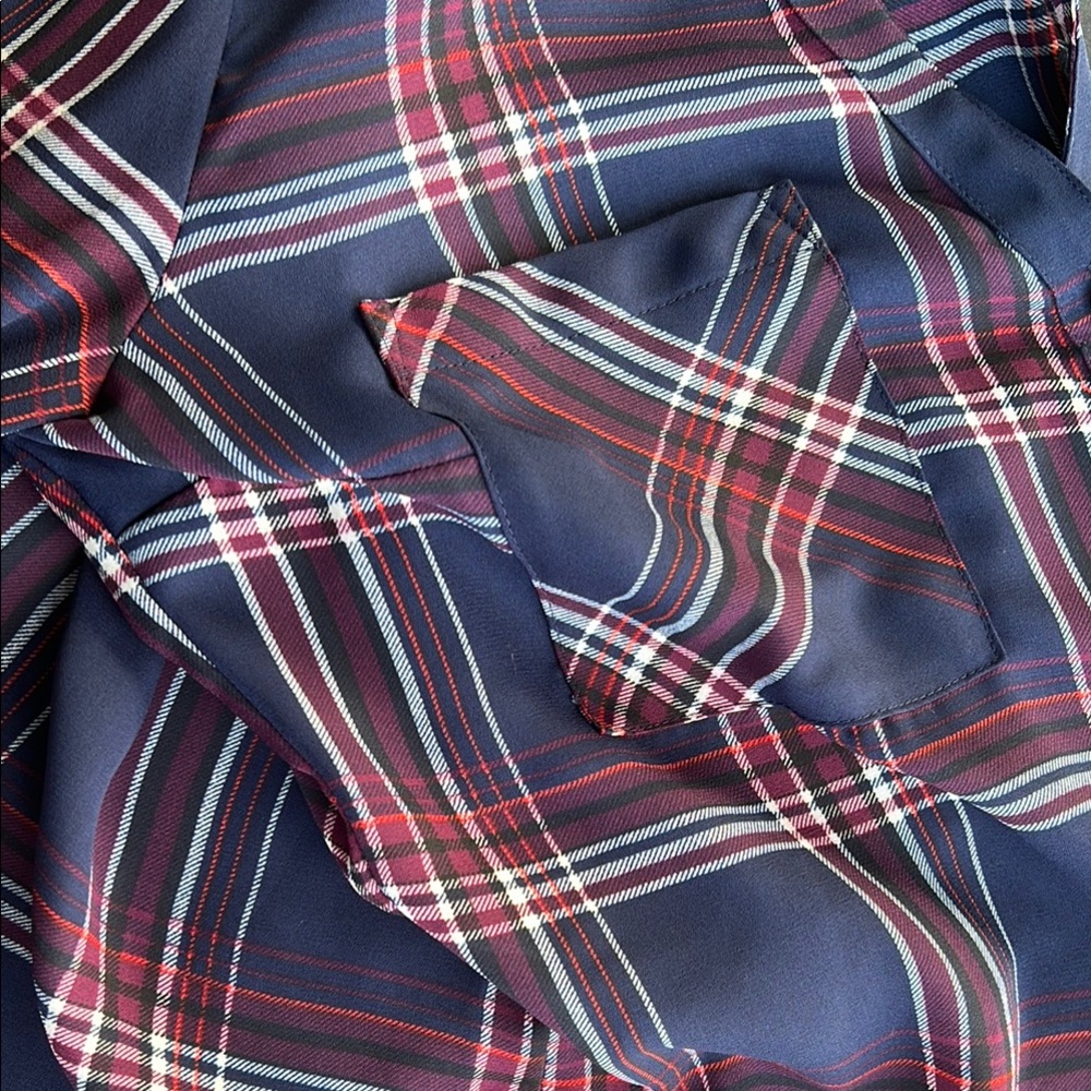 Express Red White & Blue 🇺🇸 Button Down Shirt - Picture 6 of 6